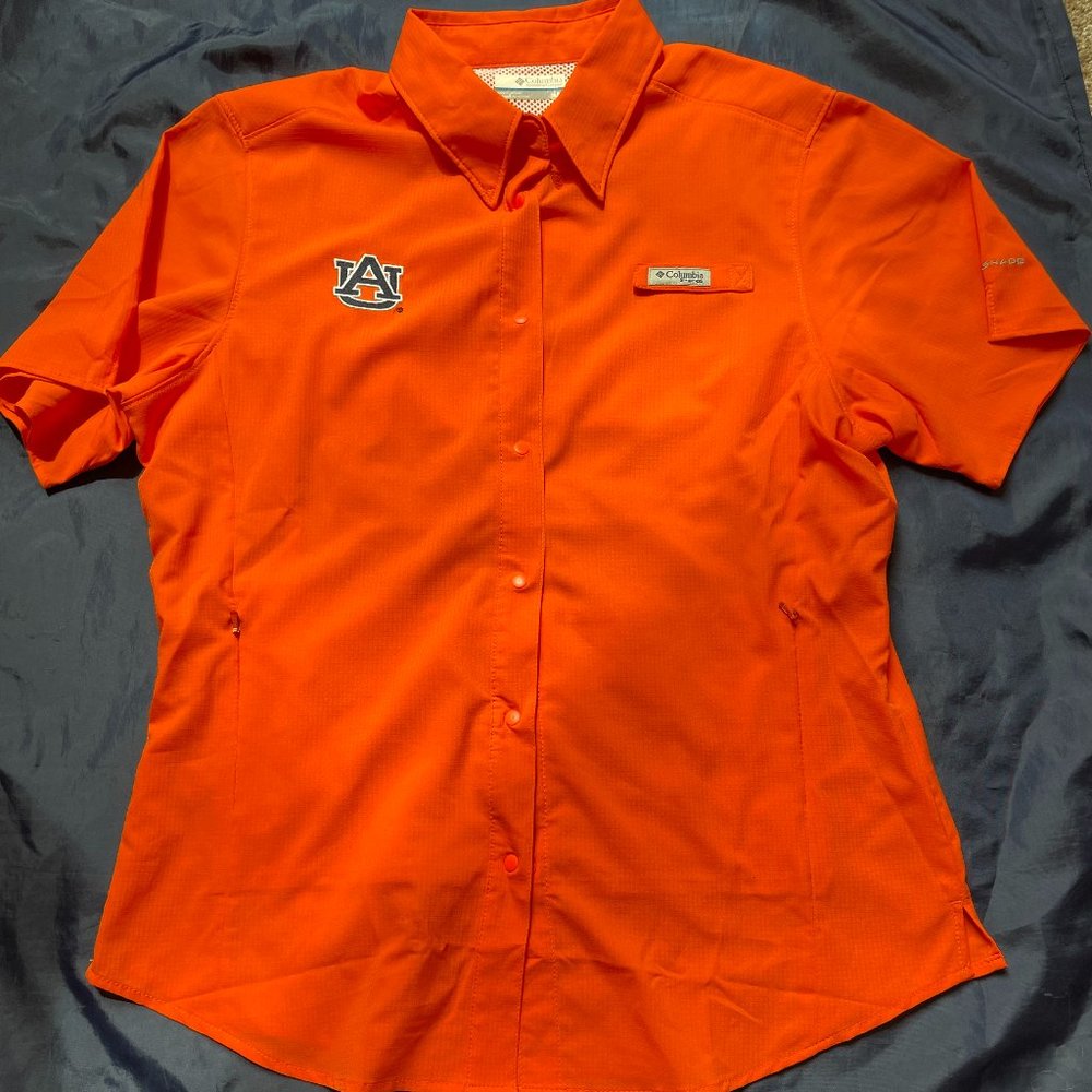 Auburn University Columbia Button Up shirt
